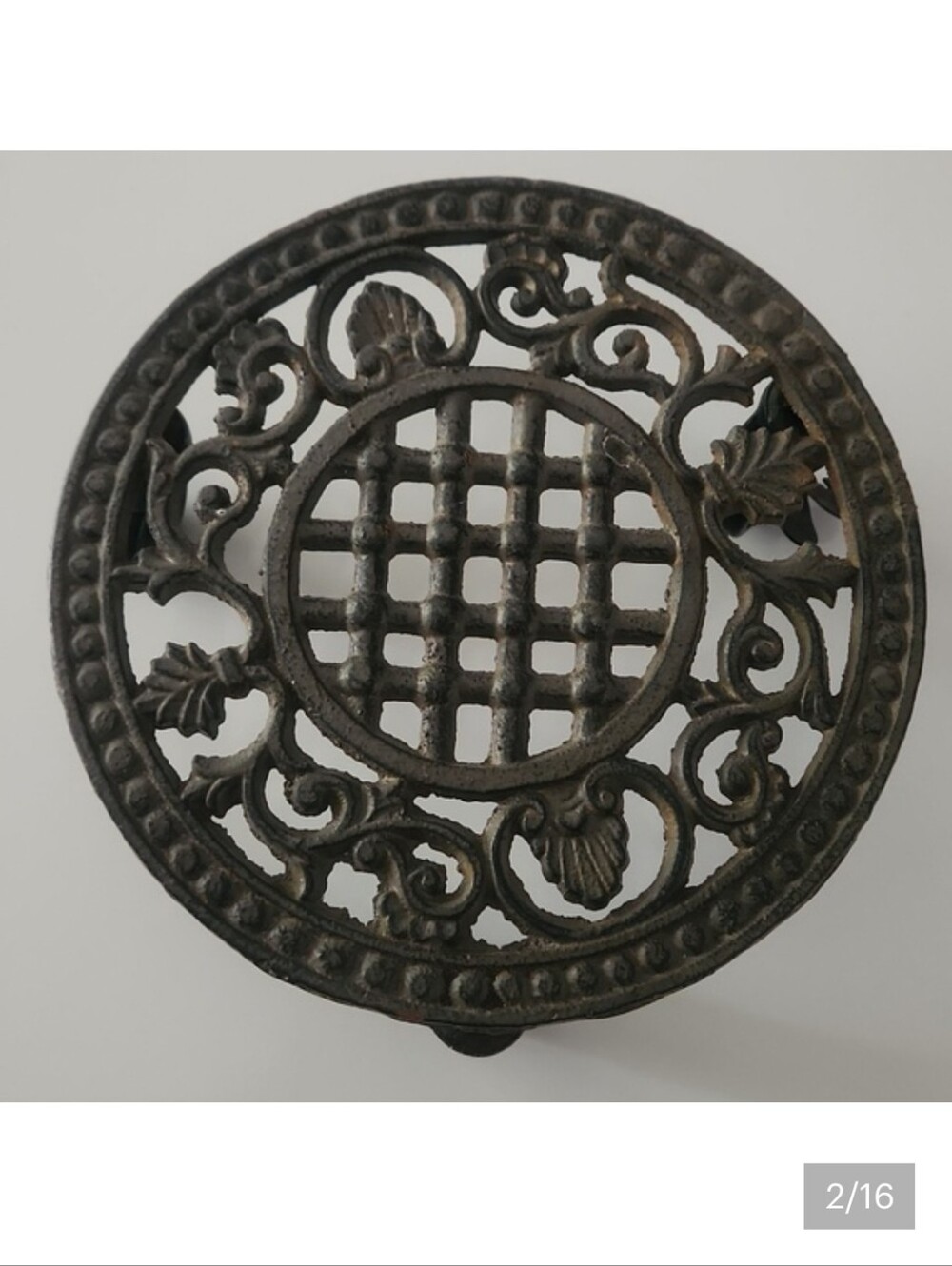 Cast Iron Plant Caddy Stand on Wheels